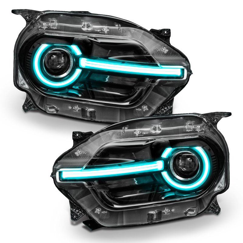 Picture of Oracle 2021 Ford Bronco Sport RGB+W Headlight DRL + Halo - w/ Simple Controller