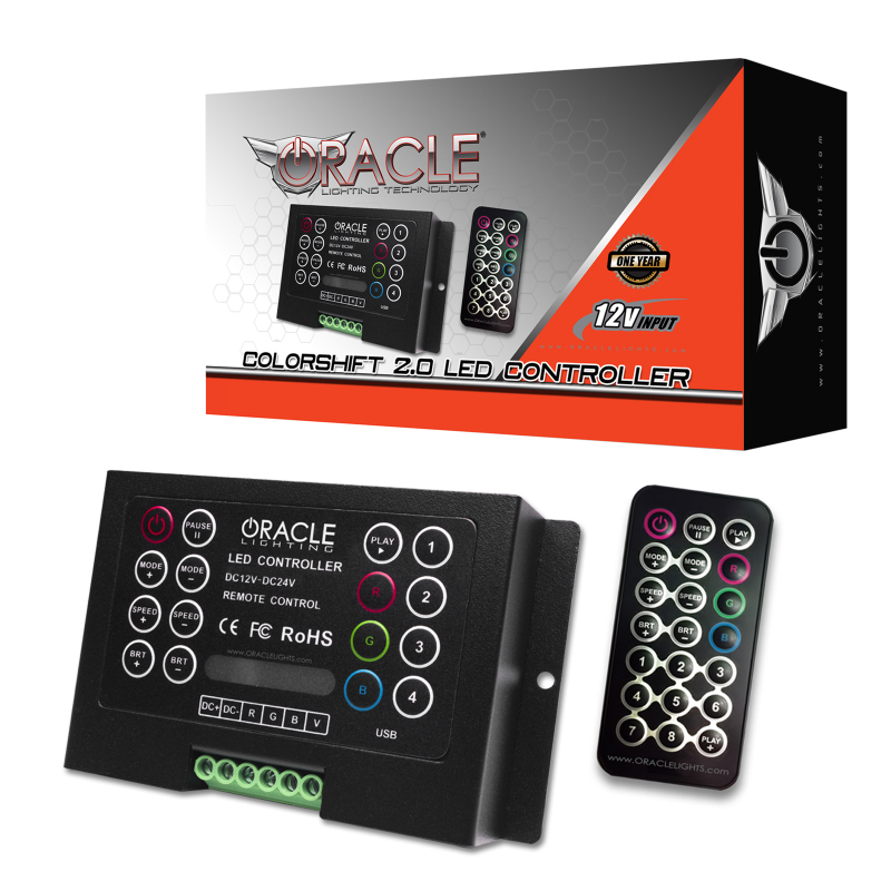 Picture of Oracle 15-17 Ford F-150 Headlight DRL Upgrade Kit - ColorSHIFT w/ 2.0 Controller