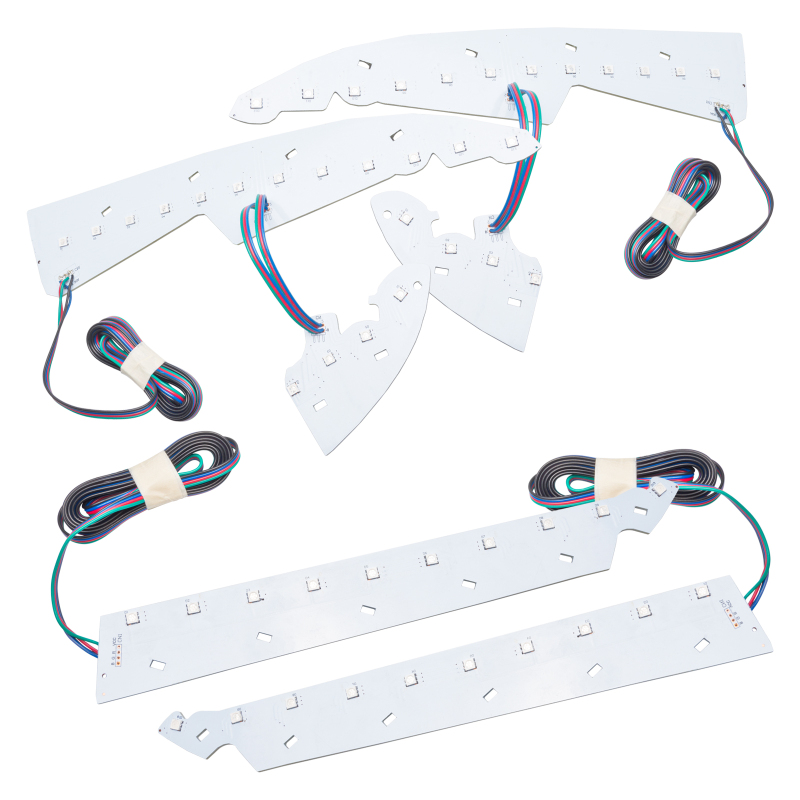 Picture of Oracle 14-15 GMC Sierra Headlight DRL Upgrade Kit - ColorSHIFT w/o Controller