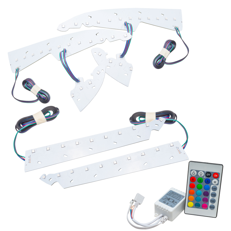 Picture of Oracle 14-15 GMC Sierra Headlight DRL Upgrade Kit - ColorSHIFT w/ Simple Controller