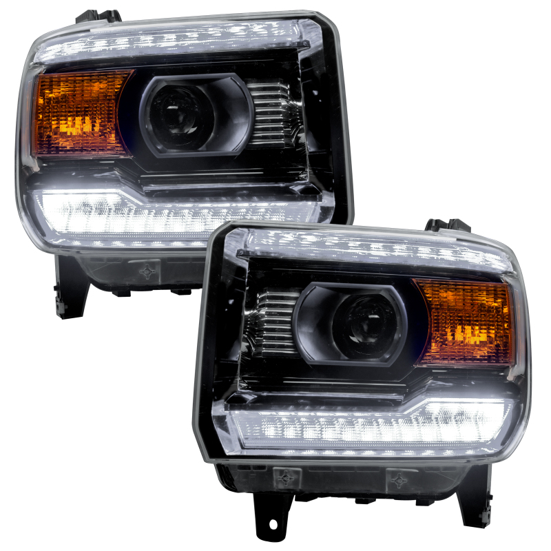 Picture of Oracle 14-15 GMC Sierra Headlight DRL Upgrade Kit - ColorSHIFT w/ 2.0 Controller
