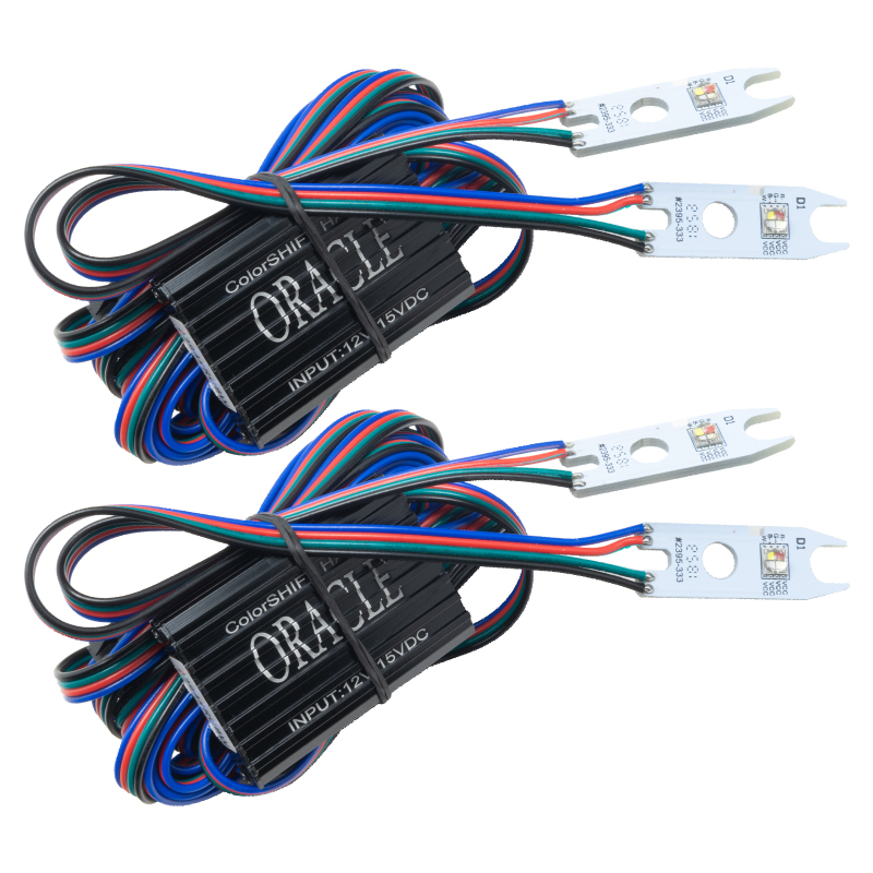 Picture of Oracle 15-17 Ford F-150 Headlight DRL Upgrade Kit - ColorSHIFT w/o Controller