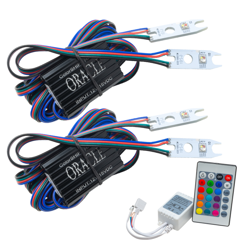 Picture of Oracle 15-17 Ford F-150 Headlight DRL Upgrade Kit - ColorSHIFT w/ Simple Controller