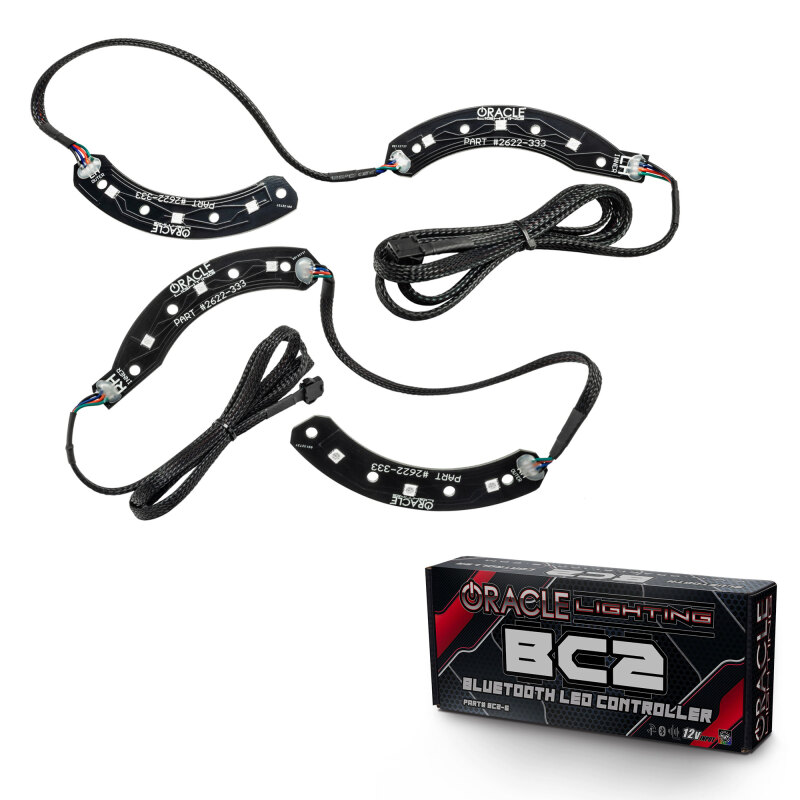 Picture of Oracle 14-15 Chevy Camaro RS Headlight DRL Upgrade Kit - ColorSHIFT w/ BC1 Controller