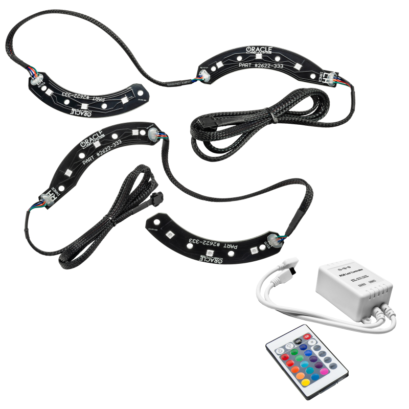 Picture of Oracle 14-15 Chevy Camaro RS Headlight DRL Upgrade Kit - ColorSHIFT w/ Simple Controller