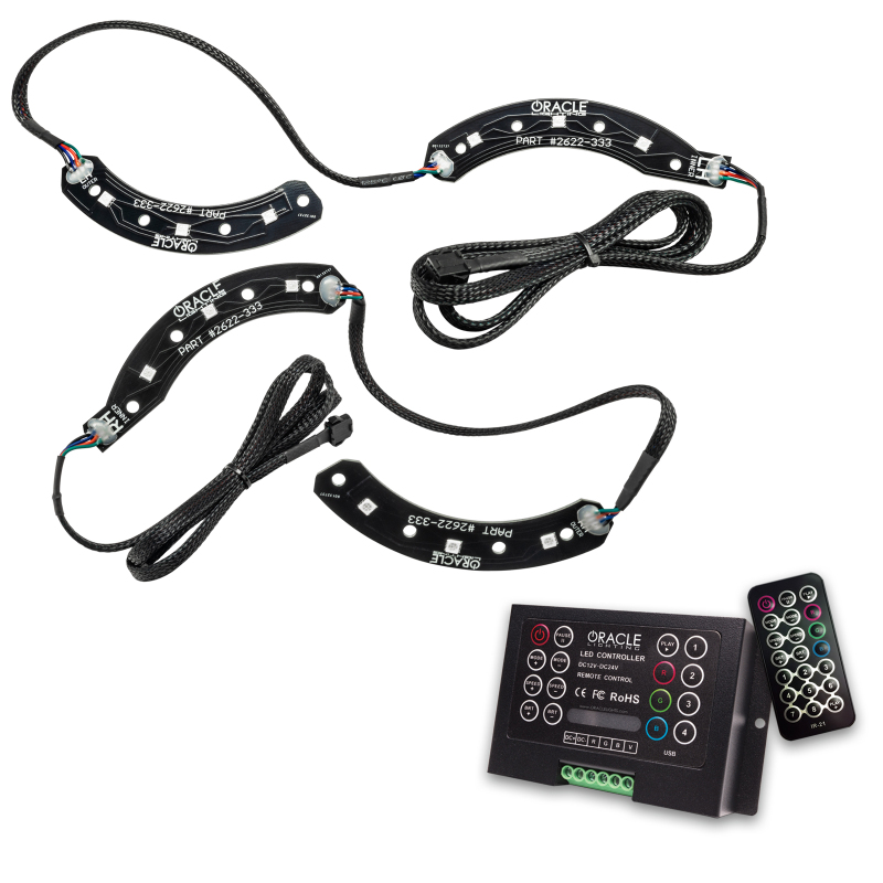 Picture of Oracle 14-15 Chevy Camaro RS Headlight DRL Upgrade Kit - ColorSHIFT w/ 2.0 Controller