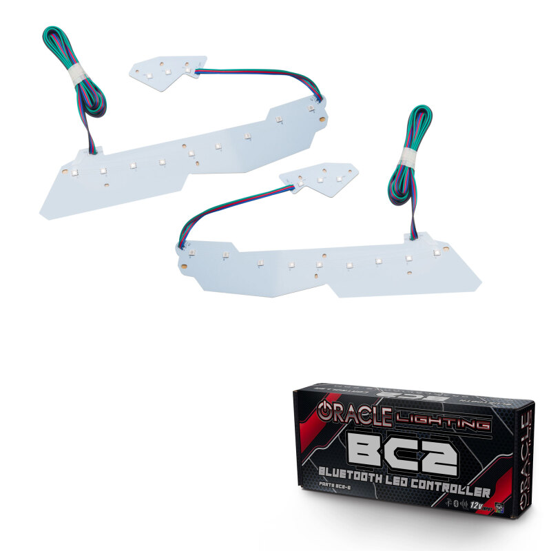 Picture of Oracle 14-19 Chevy Corvette C7 Headlight DRL Upgrade Kit - ColorSHIFT w/ BC1 Controller