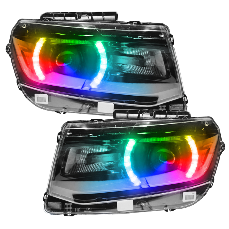 Picture of Oracle 14-15 Chevy Camaro RS Headlight DRL Upgrade Kit - ColorSHIFT w/ 2.0 Controller