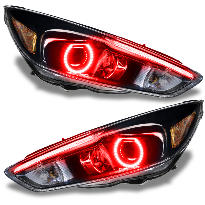 Picture of Oracle 15-17 Ford Focus RS/ST DRL Upgrade w/ Halo Kit - ColorSHIFT w/o Controller