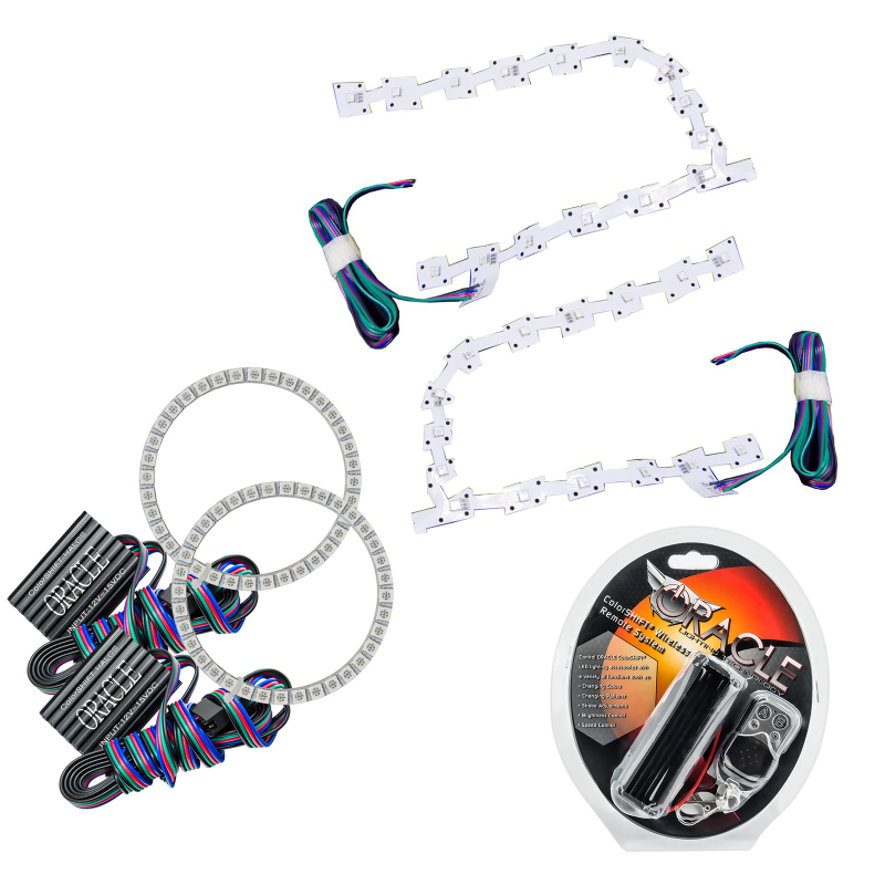 Picture of Oracle 11-19 Chrysler 300C DRL Upgrade w/ Halo Kit - ColorSHIFT