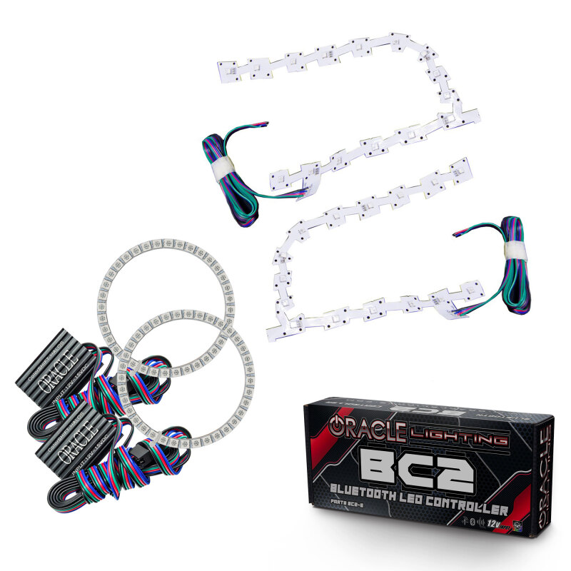 Picture of Oracle 11-19 Chrysler 300C DRL Upgrade w/ Halo Kit - ColorSHIFT w/ BC1 Controller