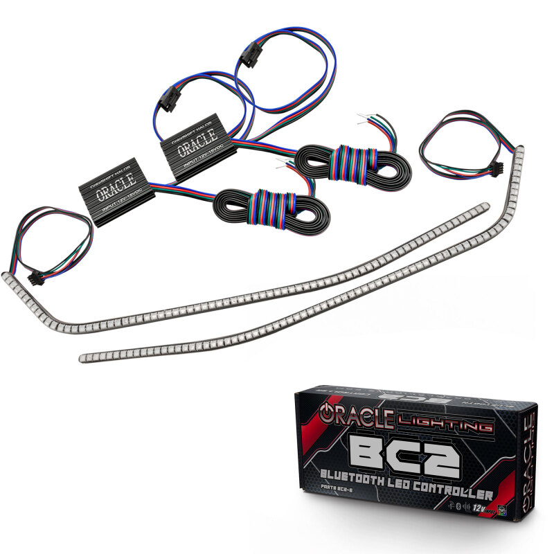 Picture of Oracle 16-21 Chevy Camaro Surface Mount DRL Modules - ColorSHIFT w/ BC1 Controller