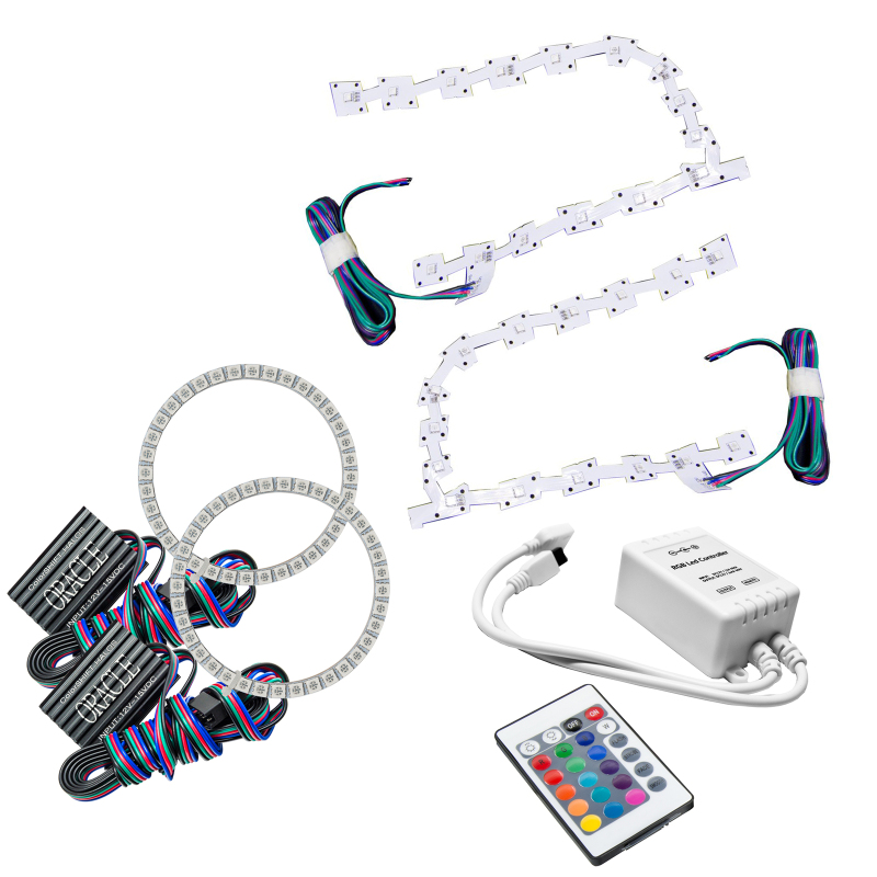 Picture of Oracle 11-19 Chrysler 300C DRL Upgrade w/ Halo Kit - ColorSHIFT w/ Simple Controller