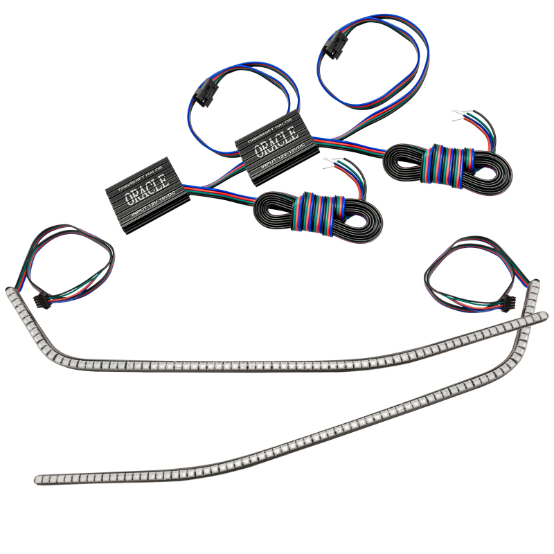 Picture of Oracle 16-21 Chevy Camaro Surface Mount DRL Modules - ColorSHIFT w/o Controller