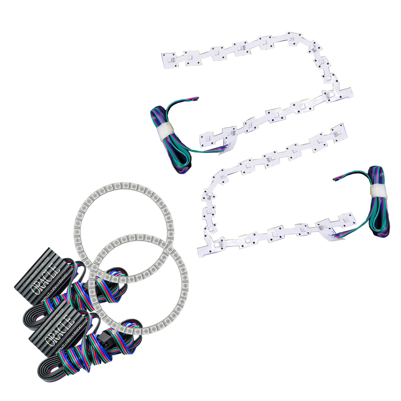 Picture of Oracle 11-19 Chrysler 300C DRL Upgrade w/ Halo Kit - ColorSHIFT w/o Controller
