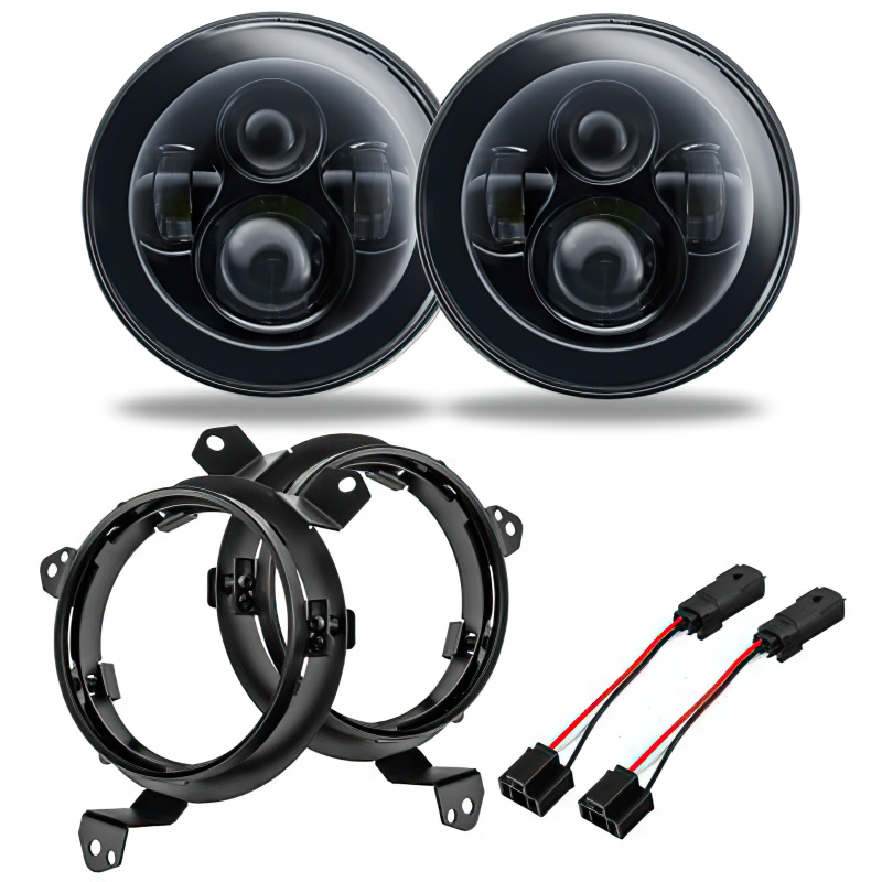 Picture of Oracle Jeep Wrangler JL/Gladiator JT 7in. High Powered LED Headlights (Pair) - No Halo