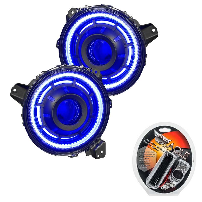 Picture of Oracle Oculus Bi-LED Projector Headlights for Jeep JL/Gladiator JT - ColorSHIFT