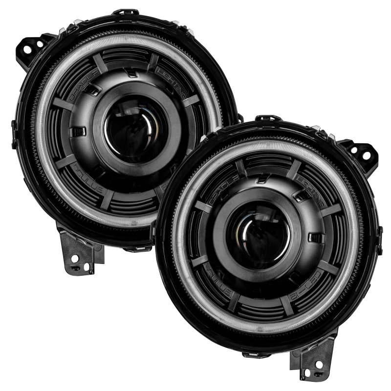 Picture of Oracle Jeep JL/Gladiator JT Oculus Bi-LED Projector Headlights - Amber/White Switchback