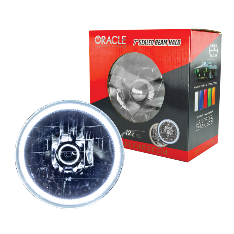 Picture of Oracle Pre-Installed Lights 7 IN. Sealed Beam - White Halo