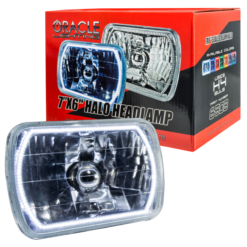 Picture of Oracle Pre-Installed Lights 7x6 IN. Sealed Beam - White Halo
