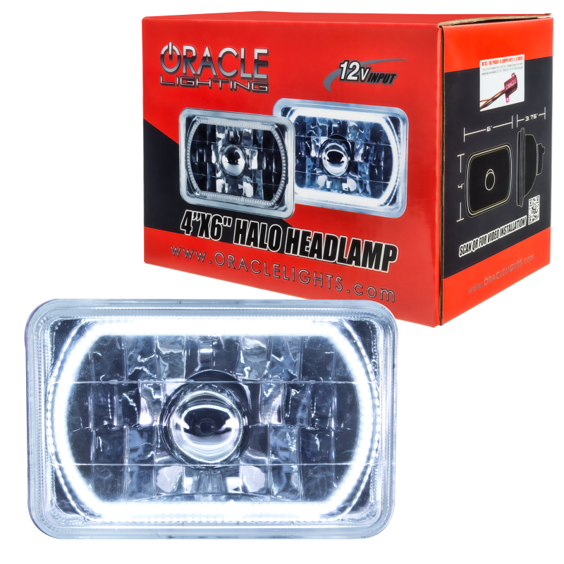 Picture of Oracle Pre-Installed Lights 4x6 IN. Sealed Beam - White Halo