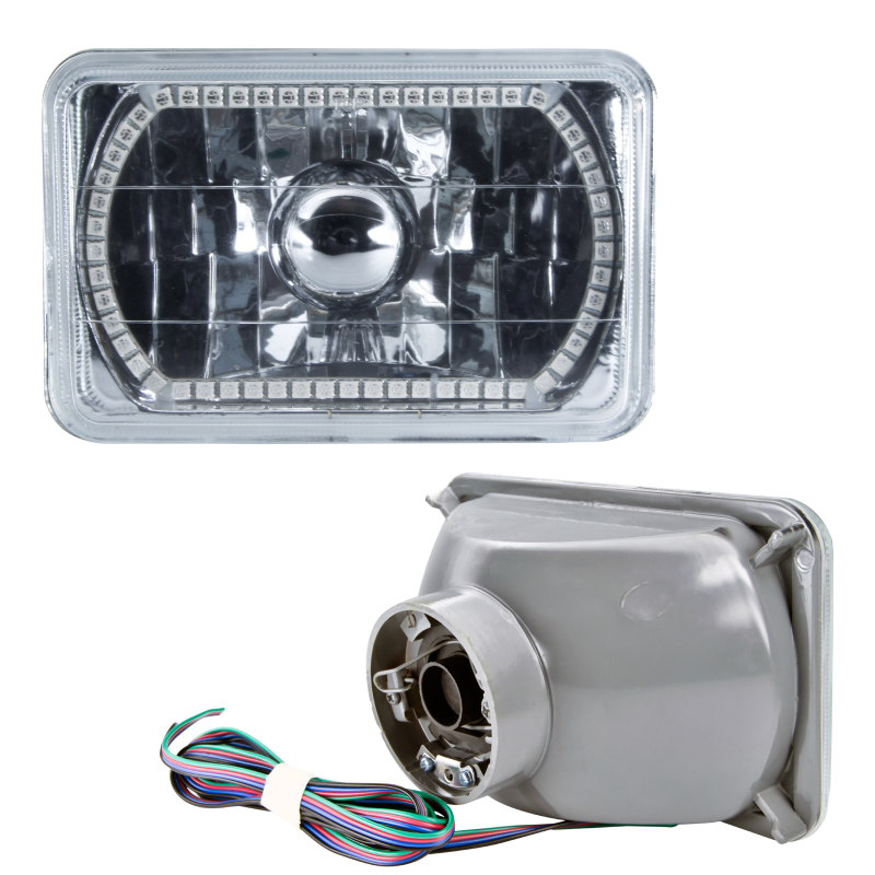 Picture of Oracle Pre-Installed Lights 4x6 IN. Sealed Beam - ColorSHIFT Halo
