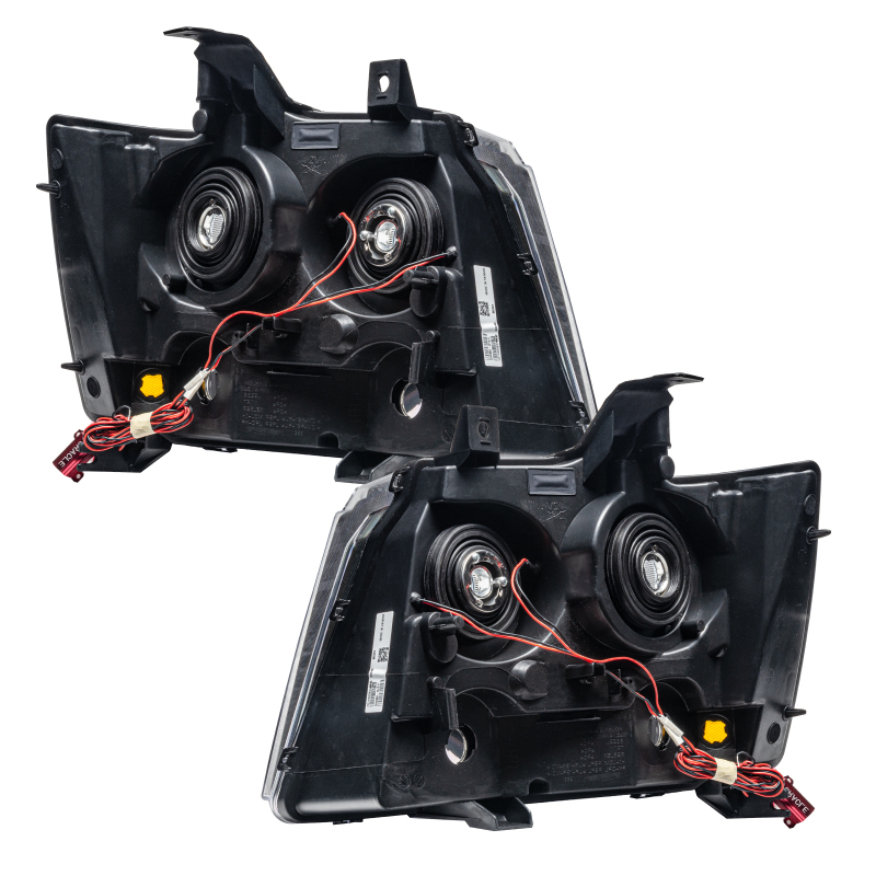 Picture of Oracle 07-13 Chevrolet Avalanche Pre-Assembled SMD Headlights - Red