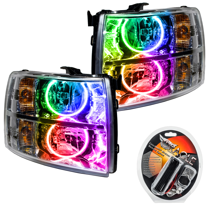 Picture of Oracle 07-13 Chevrolet Silverado SMD HL - Round Style - ColorSHIFT