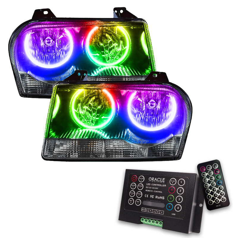 Picture of Oracle 05-10 Chrysler 300 V6 SMD HL - ColorSHIFT w/ 2.0 Controller