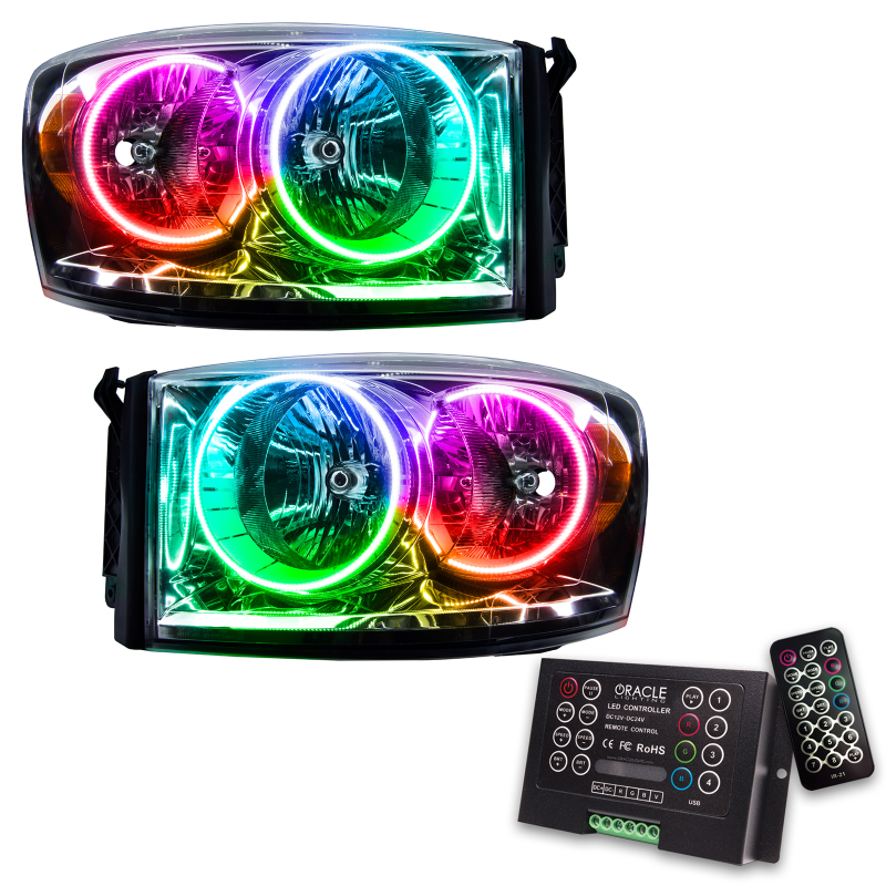 Picture of Oracle 07-08 Dodge Ram SMD HL - ColorSHIFT w/ 2.0 Controller