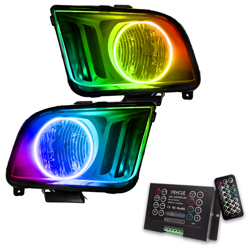 Picture of Oracle 05-09 Ford Mustang SMD HL - ColorSHIFT w/ 2.0 Controller