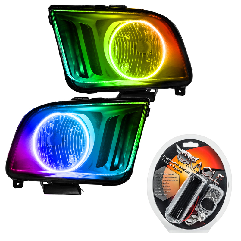 Picture of Oracle 05-09 Ford Mustang SMD HL - ColorSHIFT w/ RF Controller