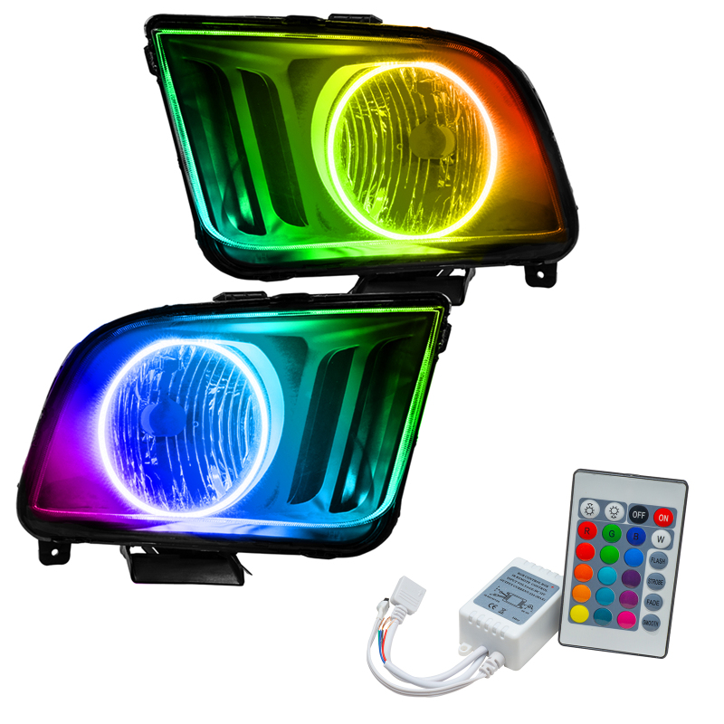 Picture of Oracle 05-09 Ford Mustang SMD HL - ColorSHIFT w/ Simple Controller