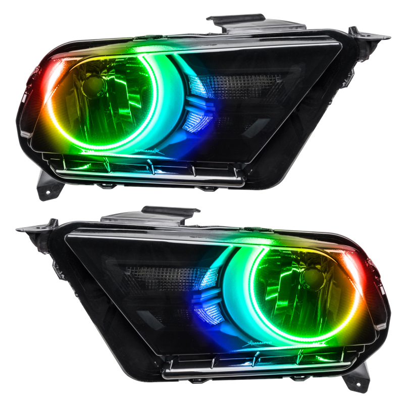 Picture of Oracle 10-14 Ford Mustang HL (Non-HID) - ColorSHIFT w/ BC1 Controller