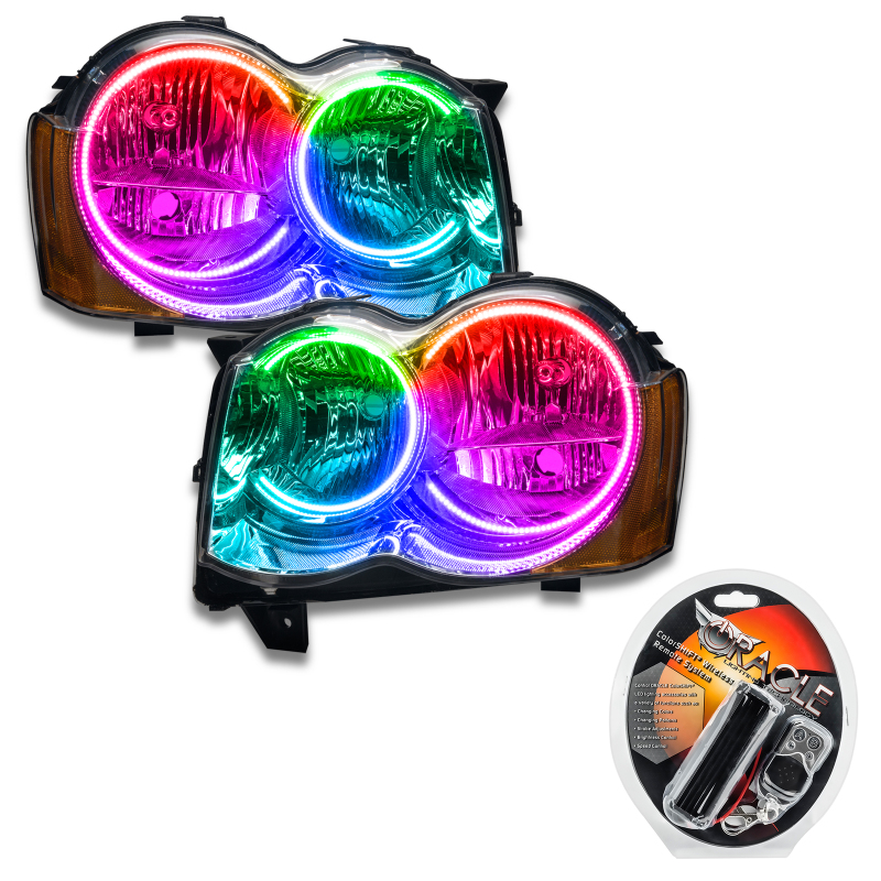 Picture of Oracle 08-10 Jeep Grand Cherokee SMD HL (Non-HID) - ColorSHIFT