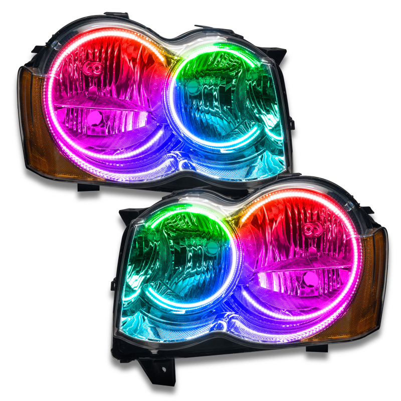 Picture of Oracle 08-10 Jeep Grand Cherokee SMD HL (Non-HID) - ColorSHIFT w/o Controller