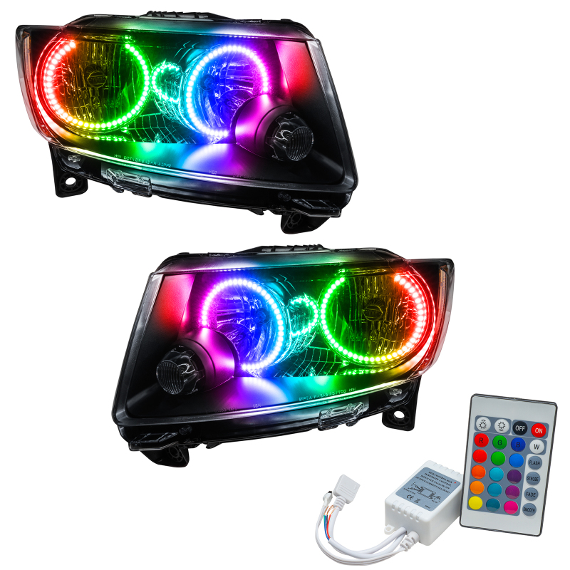 Picture of Oracle 11-13 Jeep Grand Cherokee SMD HL (Non-HID) - Chrome - w/ Simple Controller