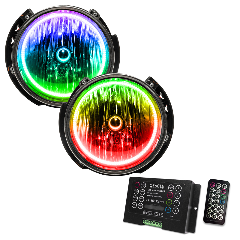 Picture of Oracle 07-16 Jeep Wrangler JK SMD HL - ColorSHIFT w/ 2.0 Controller