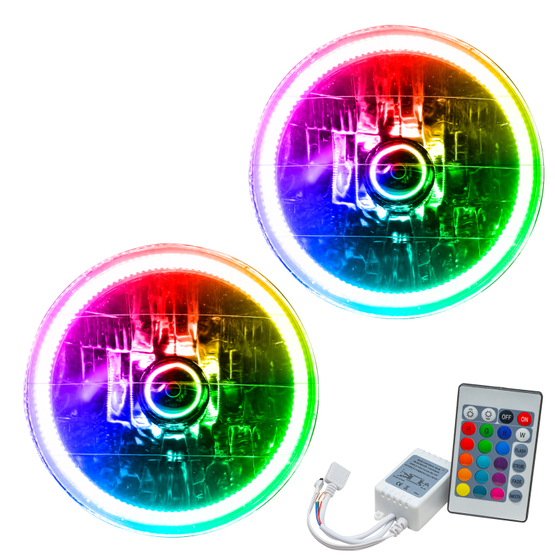 Picture of Oracle 97-06 Jeep Wrangler TJ SMD HL - ColorSHIFT w/ Simple Controller