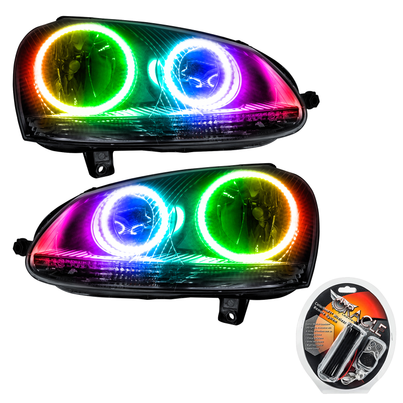 Picture of Oracle 06-10 Volkswagen Jetta SMD HL - Chrome - ColorSHIFT