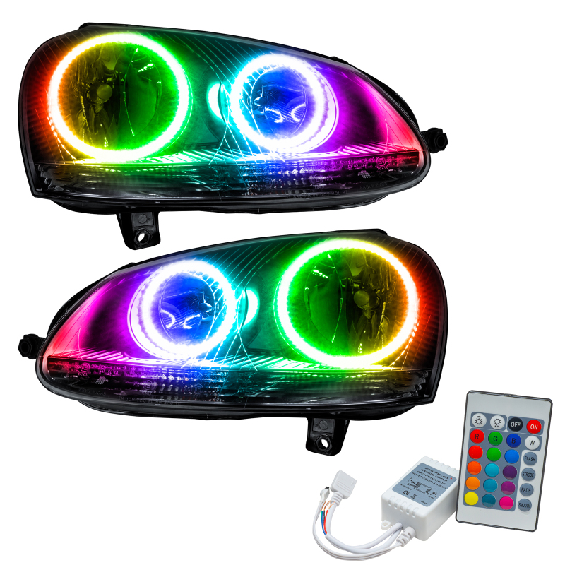 Picture of Oracle 06-10 Volkswagen Jetta SMD HL - Chrome - ColorSHIFT w/ Simple Controller