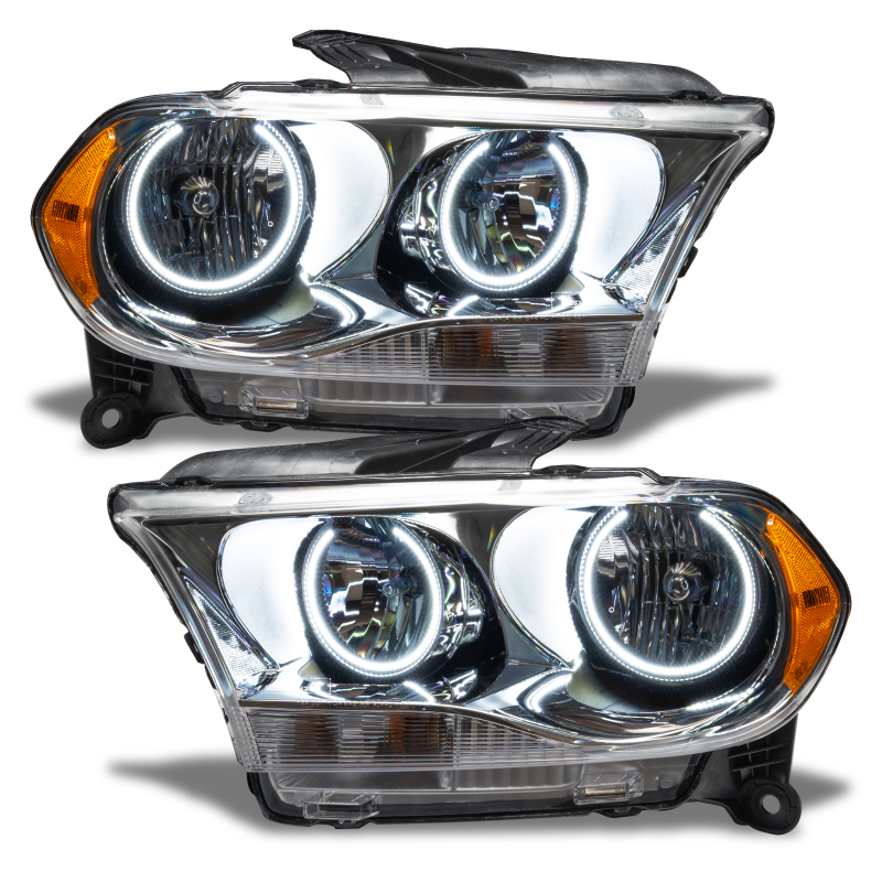 Picture of Oracle 11-13 Dodge Durango SMD HL Halogen - Chrome - White