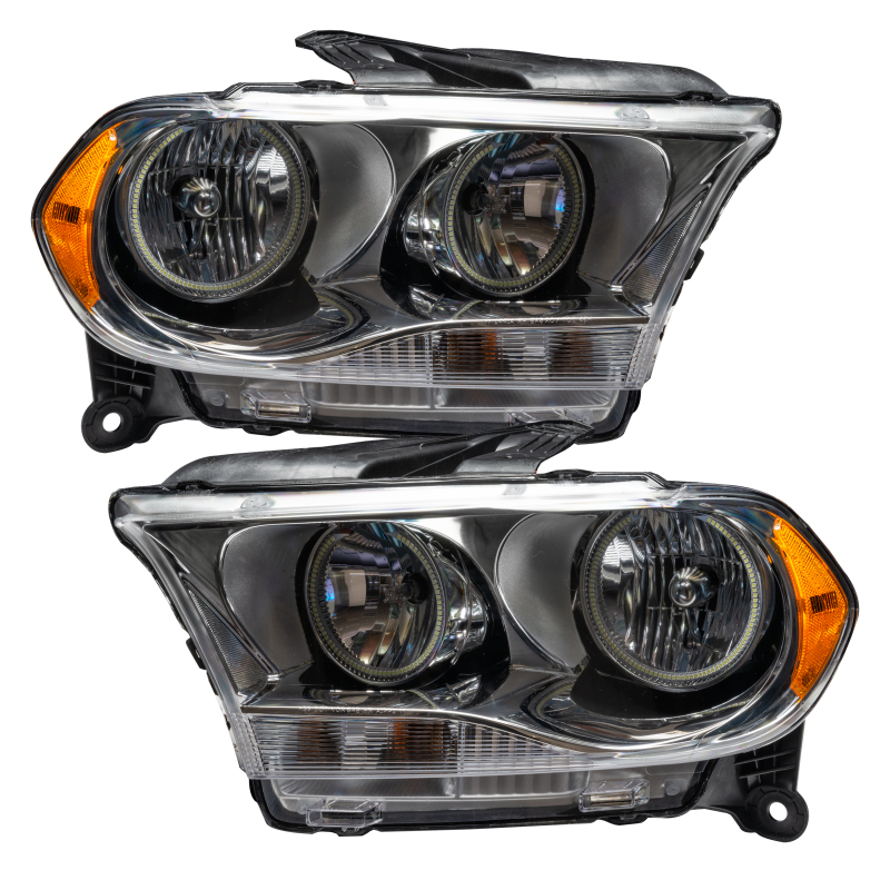 Picture of Oracle 11-13 Dodge Durango SMD HL Halogen - Chrome - ColorSHIFT w/ 2.0 Controller