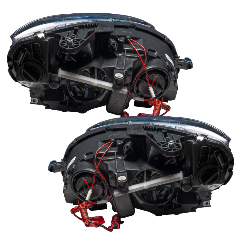 Picture of Oracle 08-11 Mercedes Benz C-Class Pre-Assem. Headlights Chrome Housing- w/2.0 Controller