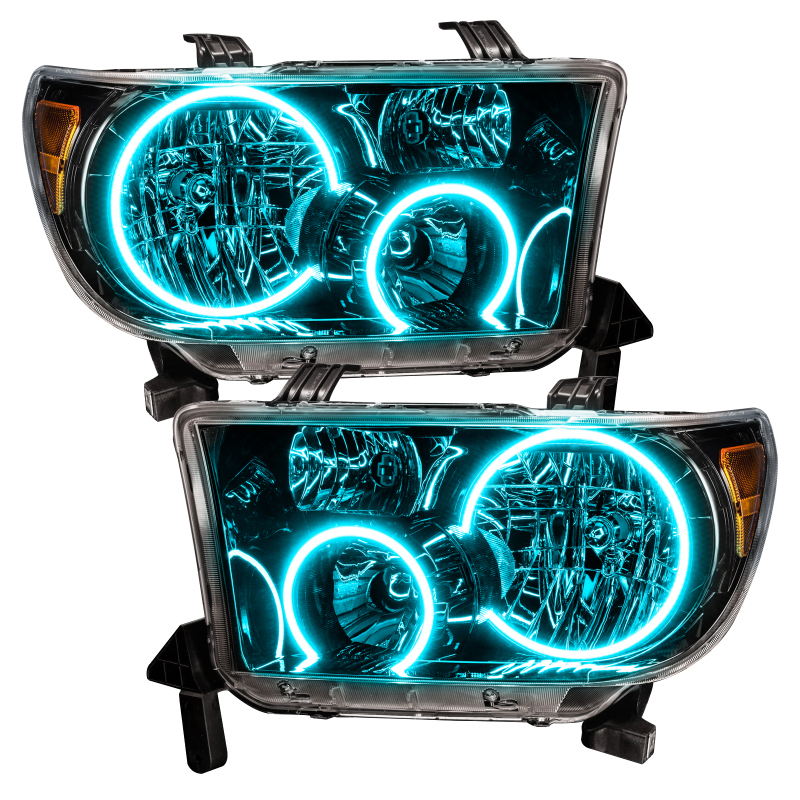 Picture of Oracle 07-11 Toyota Tundra Pre-Assembled Headlights - Black Housing - w/ BC1 Controller