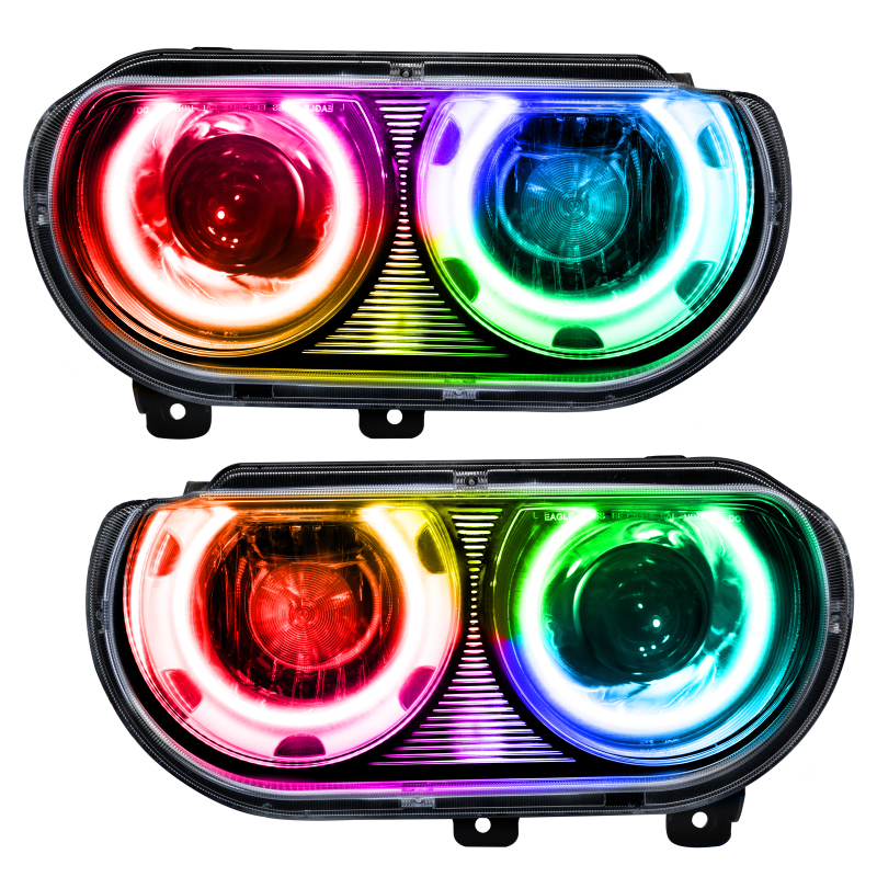 Picture of Oracle 08-14 Dodge Challenger SMD HL (HID Style) - ColorSHIFT w/o Controller