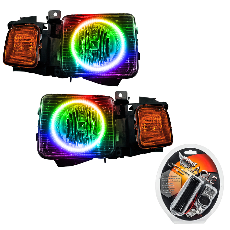 Picture of Oracle 06-10 Hummer H3 SMD HL (Combo) - ColorSHIFT w/ RF Controller