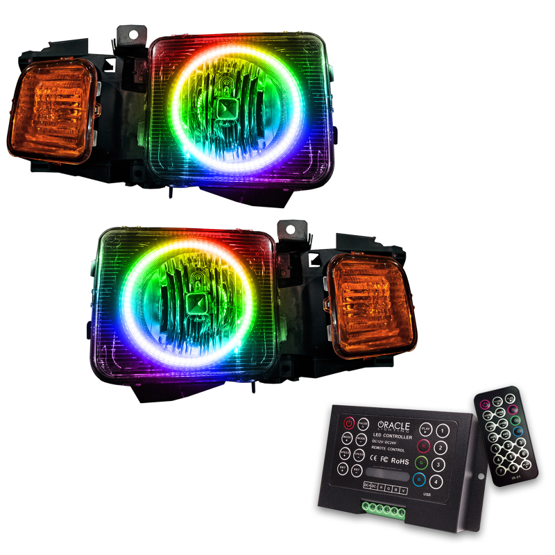 Picture of Oracle 06-10 Hummer H3 SMD HL (Combo) - ColorSHIFT w/ 2.0 Controller