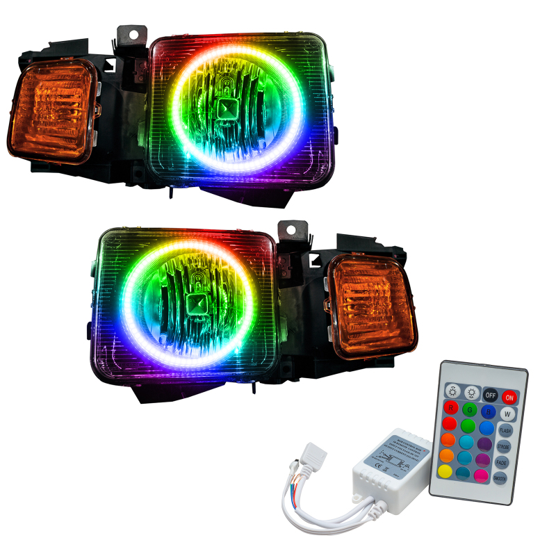 Picture of Oracle 06-10 Hummer H3 SMD HL (Combo) - ColorSHIFT w/ Simple Controller
