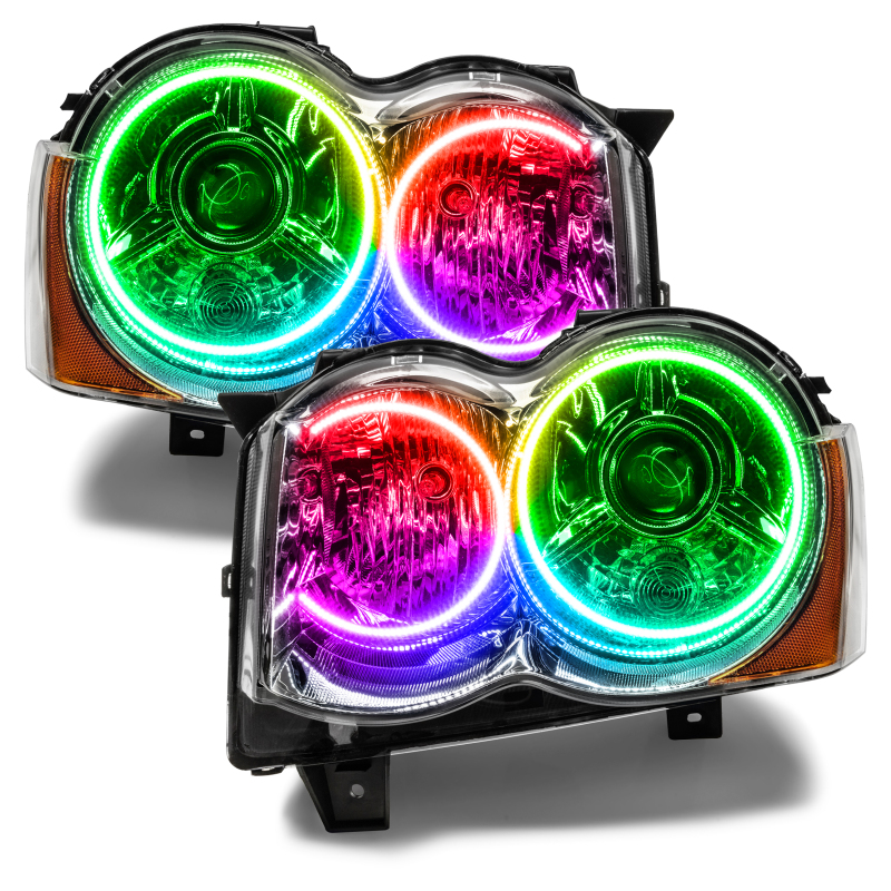 Picture of Oracle 08-10 Jeep Grand Cherokee SMD HL - HID - ColorSHIFT w/o Controller